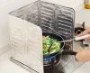 Kitchen oil-proof aluminum foil plate gas stove, kitchen gas stove oil-proof plate, anti-oil splash plate, stove enclosure plate details Picture